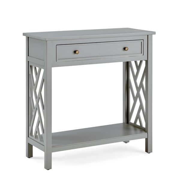 Alaterre Furniture 32 X 14 X 32, Pine with Composite Wood Top, Gray ANCT1840 - main